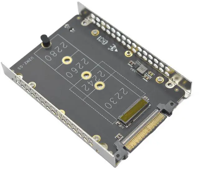 Main image of PCIe 5.0 U.2 to M.2 Adapter, SFF-8639 to M2 NVMe SSD Card
