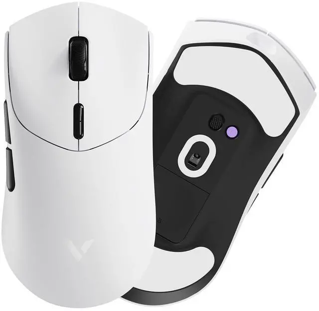 Alt view image 5 of 6 - VT MAX Lightweight Wireless Gaming Mouse, PAW3950 Ultimate Sensor,750H Battery Life, 8K Polling, 45K DPI, Dual-Mode 2.4G/USB-C, Esports Grade Performance Mouse for PC/Mac (VT7 MAX, White)