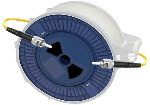 Main image of G652D Singlemode Bare Optical Fiber 8KM with ST/UPC to ST/UPC Connector, Low Water Peak Fiber Reel, 1310/1550nm ITU-T OTDR Bare Optic Spool,for Telecom, FTTH and CATV Transmission