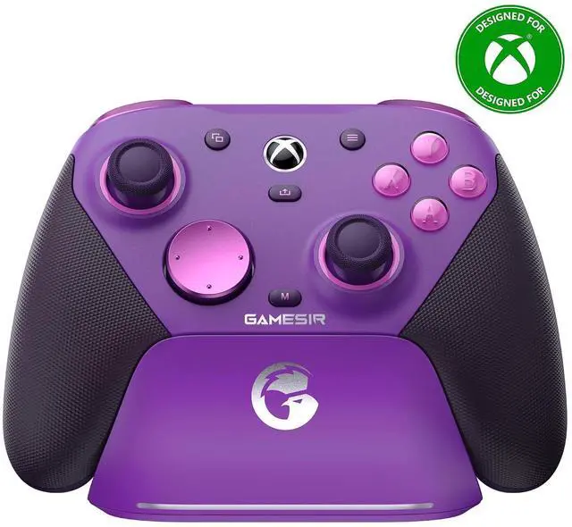 Main image of G7 Pro Wired XBOX Controller for XBOX Series X|S, TMR Sticks, Hall Effect Triggers, 4 Remappable Buttons, 1000Hz PC Mode, PC & Android Controller(Plum Purple)