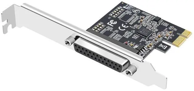 Main image of PCI-E Parallel Port Card, 1 Port DB25 Female Printer Adapter, IEEE 1284 Expansion Card, LPT Port to PCI Express Converter for Industrial PC