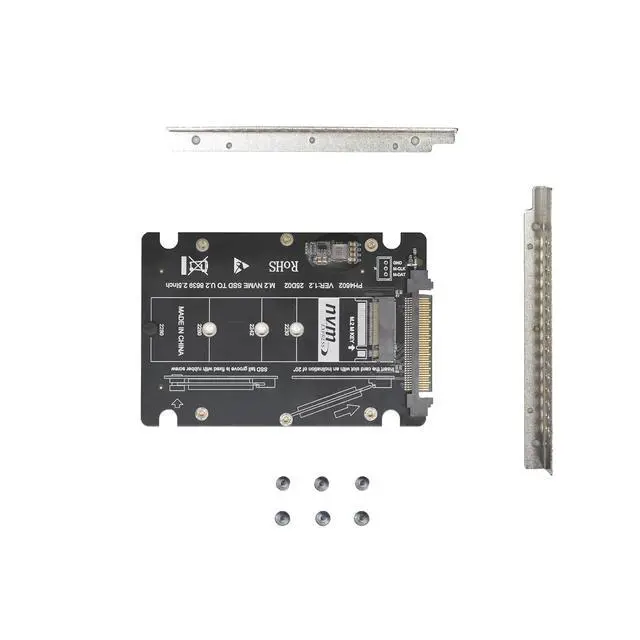 Alt view image 5 of 6 - PCIe 4.0 U.2 to M.2 Adapter, SFF-8639 to M2 NVMe SSD Card