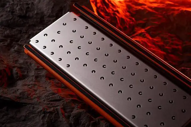 Alt view image 5 of 7 - Ice Ring 63 RT HE Magnetic Wired Gaming Keyboard, 0.01mm Accuracy, 0.125ms Latency, TTC KOM Hall Effect Magnetic Switches, Lightweight All-Metal, RGB Gaming Accessories Starburst Orange