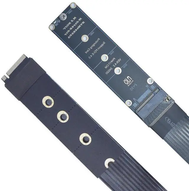 Main image of PCIe 4.0 M.2 NVMe SSD Extension Cable NGFF M2 M-Key Adapter Card Extender, 0.98ft(30cm) (Straight Out)
