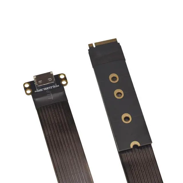 Alt view image 2 of 6 - M.2 to Oculink Adapter, M2 PCIe 4.0 to SFF-8612 SFF-8611 Extension Cable for eGPU, NVMe SSD (0.49 ft, 15cm)