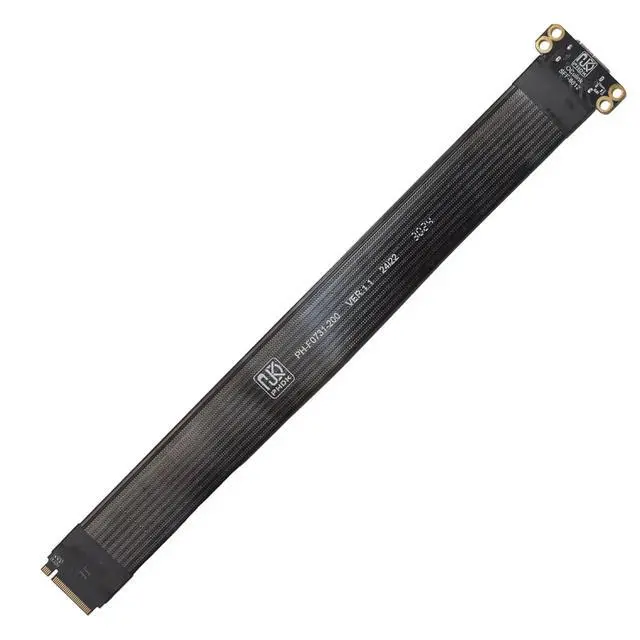 Alt view image 3 of 6 - M.2 to Oculink Adapter, M2 PCIe 4.0 to SFF-8612 SFF-8611 Extension Cable for eGPU, NVMe SSD (0.49 ft, 15cm)