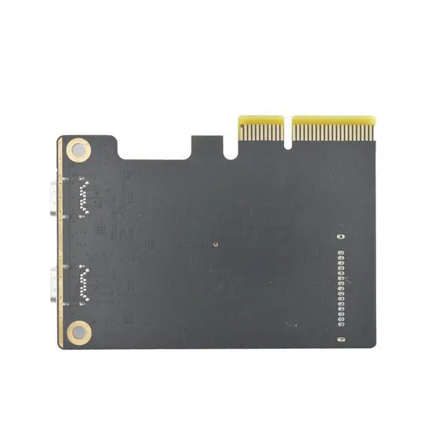 Alt view image 4 of 5 - PCIe USB C Card, PCIe 3.0 x4 to 2-Port USB 3.1 Gen 2 Type-C Expansion Card 10Gbps, Internal Adapter for Desktop PC Motherboard