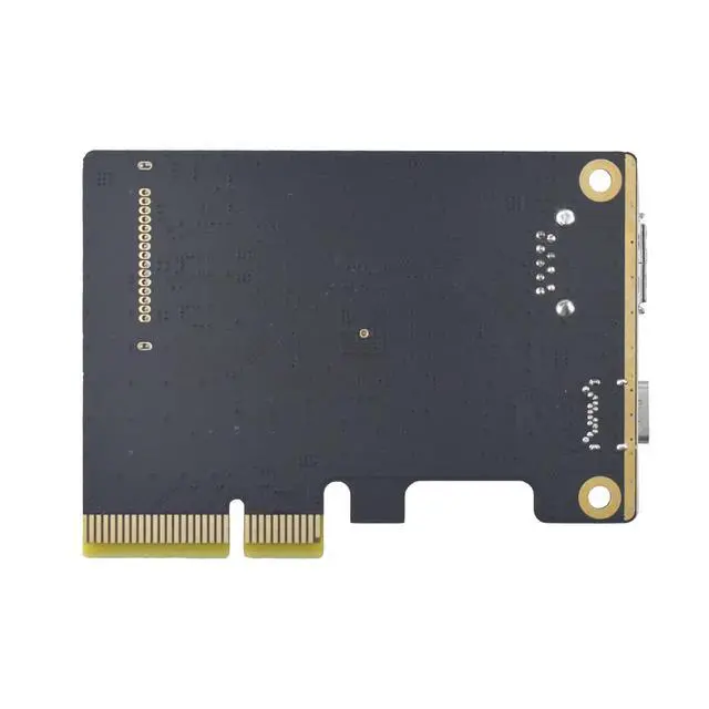 Alt view image 6 of 6 - USB C and USB A PCIe Card, PCIex4 to Type-C + USB-A Adapter | PCIe 3.0 x4 to USB 3.1 Expansion Card for Desktop PC and Workstation