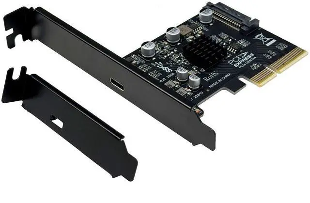 Main image of PCIe USB Expansion Card, USB C PCIe Card 20Gbps USB 3.2 Gen 2x2 Type-C PCIe 3.0 x4 Adapter for Desktop PC