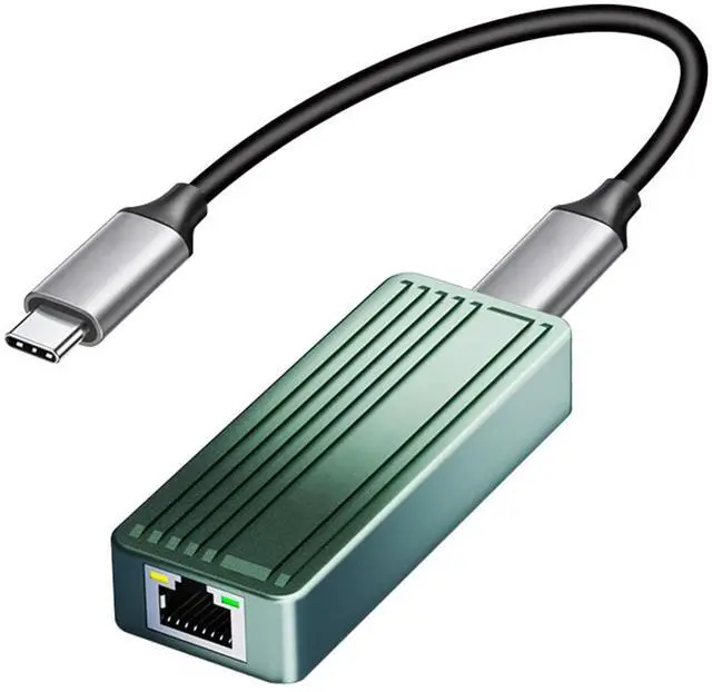 Main image of USB C to Ethernet Adapter, USB 3.2 Type-C to RJ45 10Gigabit Ethernet LAN Network Adapter, 10Gbps Wired Network Converter Compatible with MacBook, iPad, Laptop, PS4, PS5