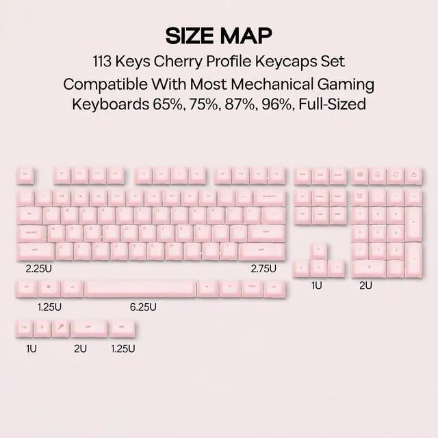 Alt view image 7 of 7 - G84 PRO Wireless Gaming Keyboard with Screen&Knob+AegisSil Keycap Set, Silicone Material