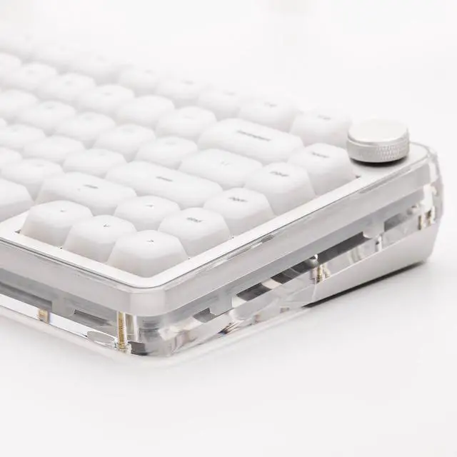 Alt view image 7 of 7 - TH108 Full Size Mechanical Keyboard+AegisSil Keycap Set
