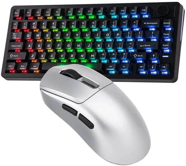Main image of HE75 V2 Hall Effect Gaming Keyboard+NEX Pro Wireless Gaming Mouse with RGB Charging Dock