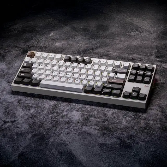 Alt view image 3 of 7 - WOBKEY Crush 80 Reboot CNC Aluminum 5-Second Quick-Release Triple-Mode Connectivity Mechanical Keyboard with Superior Acoustics (Pro White)