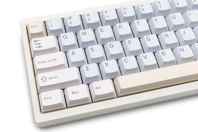 Alt view image 3 of 7 - WOBKEY Zen 65 65% Quick Release Wireless Mechanical Keyboard with RGB, CNC Aluminum Case, Hot-Swappable, VIA Support, BT/2.4G/USB-C Gaming Keyboard for Mac/Windows (Ultra White Gold)