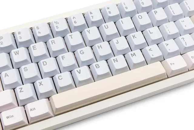 Alt view image 4 of 7 - WOBKEY Zen 65 65% Quick Release Wireless Mechanical Keyboard with RGB, CNC Aluminum Case, Hot-Swappable, VIA Support, BT/2.4G/USB-C Gaming Keyboard for Mac/Windows (Ultra White Gold)