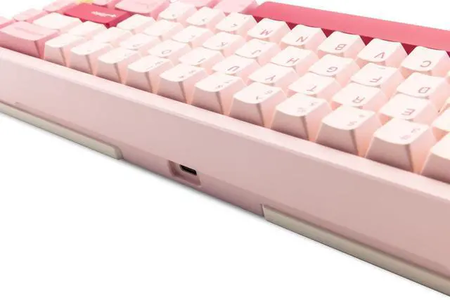 Alt view image 6 of 7 - WOBKEY Zen 65 65% Quick Release Wireless Mechanical Keyboard with RGB, CNC Aluminum Case, Hot-Swappable, VIA Support, BT/2.4G/USB-C Gaming Keyboard for Mac/Windows (Lite Pink)