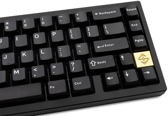 Alt view image 3 of 7 - WOBKEY Zen 65 65% Quick Release Wireless Mechanical Keyboard with RGB, CNC Aluminum Case, Hot-Swappable, VIA Support, BT/2.4G/USB-C Gaming Keyboard for Mac/Windows (Lite Black)