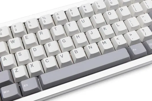 Alt view image 4 of 7 - WOBKEY Zen 65 65% Quick Release Wireless Mechanical Keyboard with RGB, CNC Aluminum Case, Hot-Swappable, VIA Support, BT/2.4G/USB-C Gaming Keyboard for Mac/Windows (Ultra Silver)