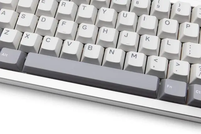 Alt view image 5 of 7 - WOBKEY Zen 65 65% Quick Release Wireless Mechanical Keyboard with RGB, CNC Aluminum Case, Hot-Swappable, VIA Support, BT/2.4G/USB-C Gaming Keyboard for Mac/Windows (Ultra Silver)