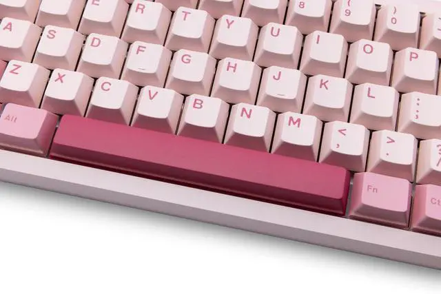 Alt view image 5 of 7 - WOBKEY Zen 65 65% Quick Release Wireless Mechanical Keyboard with RGB, CNC Aluminum Case, Hot-Swappable, VIA Support, BT/2.4G/USB-C Gaming Keyboard for Mac/Windows (Ultra Pink Gold)