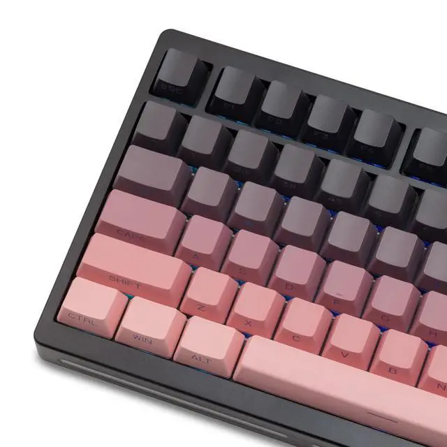 Alt view image 3 of 7 - PMOKEY P75 75% Wireless Mechanical Keyboard, Tri-Mode RGB Gaming Keyboard with Dot-Matrix Display, Aluminum Alloy Body, Volume Knob, Up to 10000mAh Battery (Pro Black)