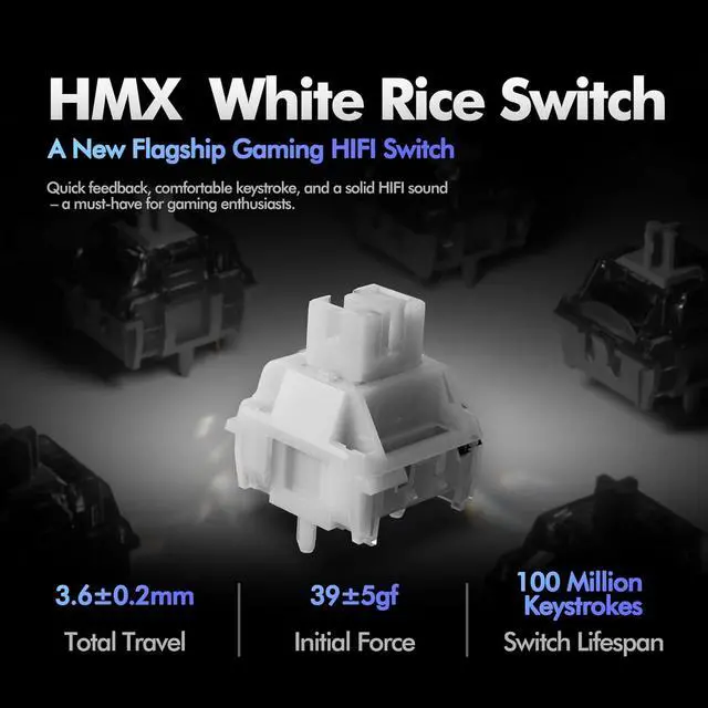 Alt view image 6 of 7 - PMOKEY P75 75% Wireless Tri-Mode Mechanical Keyboard, CNC Aluminum Volume Knob, Custom Dot-Matrix Screen, 2.4G/BT/USB-C,PC Keycaps, Surround RGB Lighting, 10,000mAh Rechargeable Battery