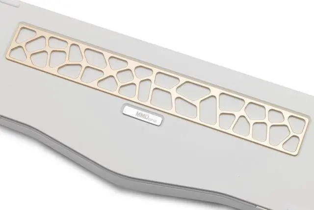 Alt view image 6 of 6 - MMD Alice EIF68 Wireless Ergonomic Mechanical Keyboard, Tri-Mode Split Layout Aluminum Quick Release Keyboard with QMK/VIA, RGB Light Bars, Wrist Rest Included (White(Princess 45gf Linear Switch))