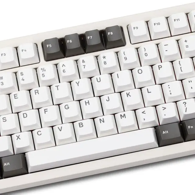 Alt view image 4 of 7 - WOBKEY Crush 80 Beta CNC Aluminum Quick-Disassembly Ball-Catch Mount Triple-Mode Connectivity Gaming Mechanical Keyboard with HMX Frost Jade Switch and BSUN Arctic Switch (Pro White)