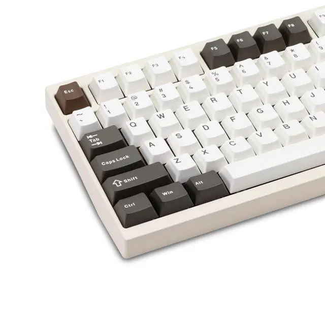 Alt view image 5 of 7 - WOBKEY Crush 80 Beta CNC Aluminum Quick-Disassembly Ball-Catch Mount Triple-Mode Connectivity Gaming Mechanical Keyboard with HMX Frost Jade Switch and BSUN Arctic Switch (Pro White)