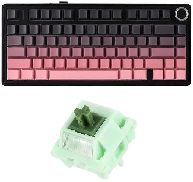 Main image of Aula F75 PRO 75% Gaming Keyboard with 70 Pieces Matcha Latte V2 Linear Switches