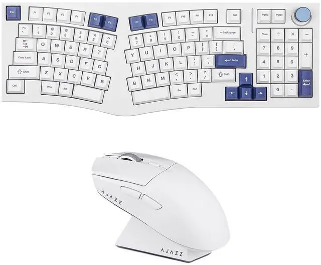 Main image of Feker Alice98 Ergonomic 98 Keys Custom Mechanical Keyboard with AJ139 V2 MC Gaming Mouse with Chargi