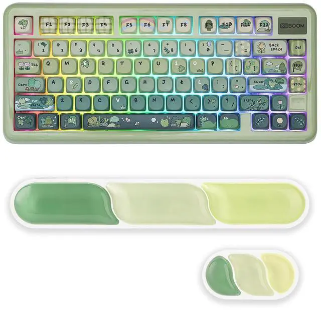 Main image of Phantom81 Lite 75% Gasket Mechanical Keyboard with MechLands EPOMAKER CloudGel Wrist Rest
