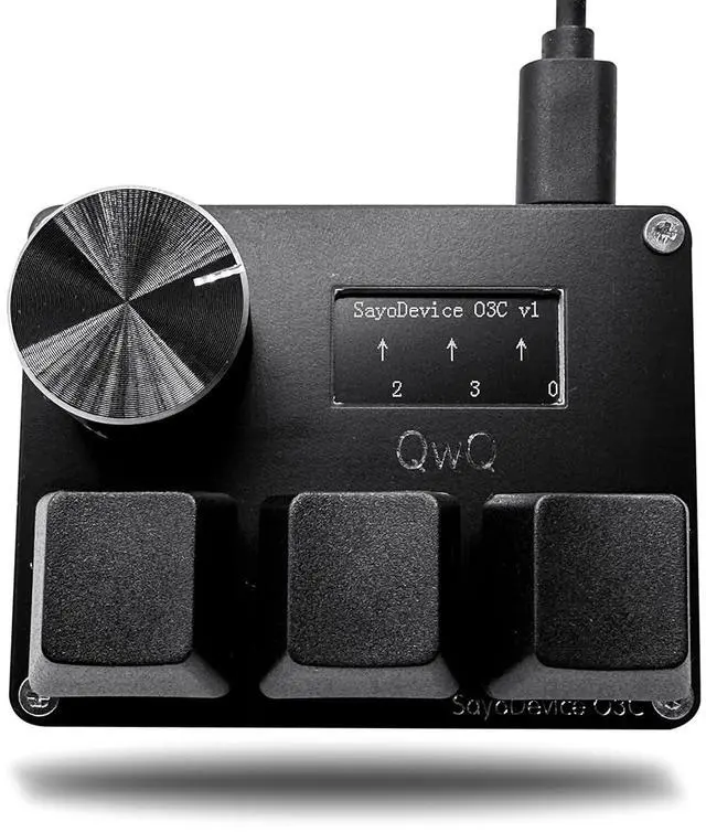 Main image of SayoDevice O3C OSU Keyboard Rapid Trigger Hall Switches Magnetic Linear Switches Keyboard with Knob
