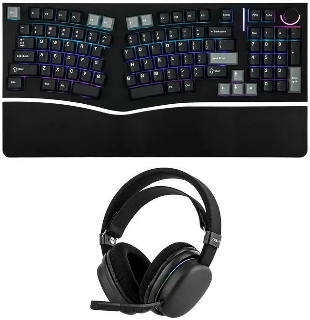 Main image of Feker Alice98 Ergonomic 98 Keys Custom Mechanical Keyboard with Aula G7 Gaming Headset