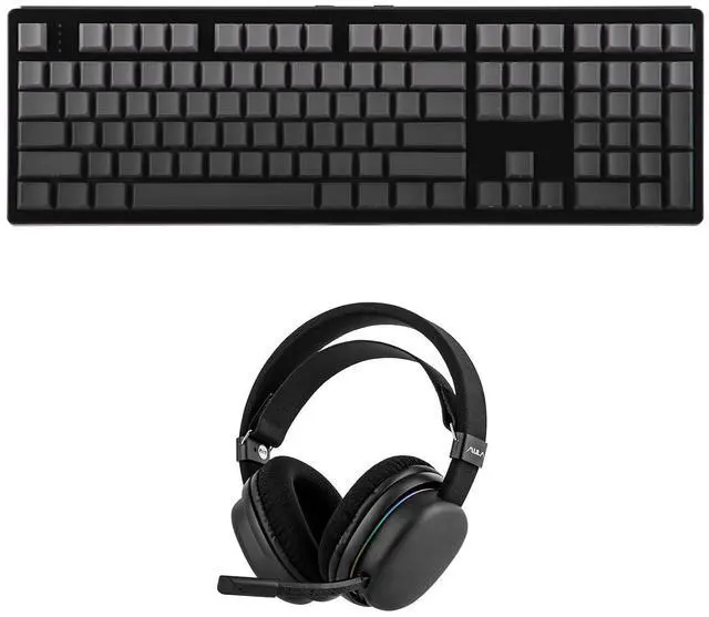 Main image of EPOMAKER TH108 Full Size Mechanical Keyboard with Aula G7 Gaming Headset