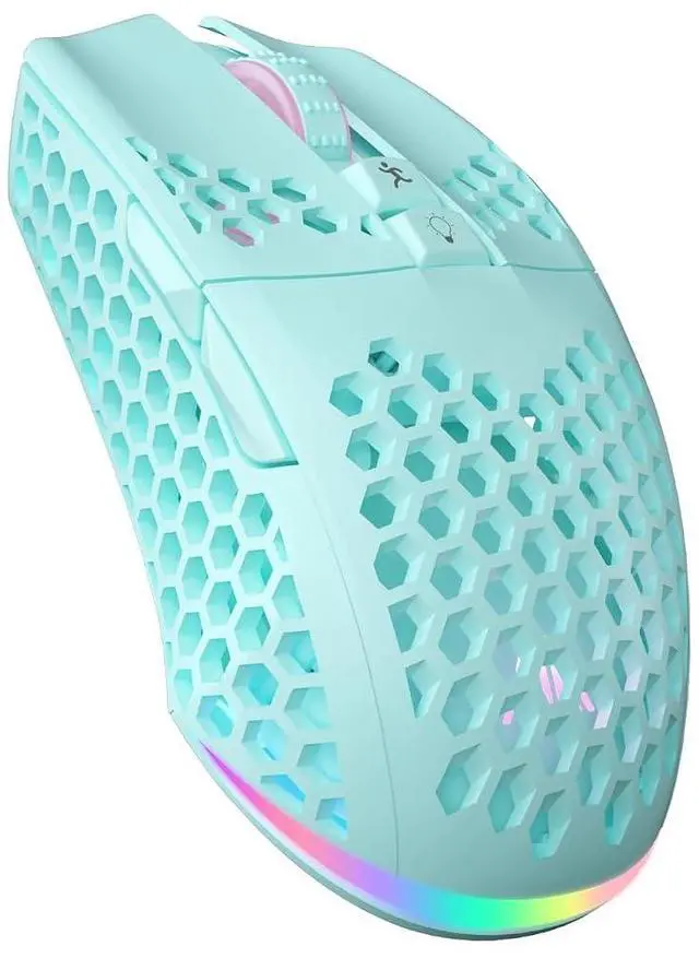 Main image of SM600 Honeycomb Shell Gaming Mouse Wireless,8000 DPI Tri-Modes BT5.1/2.4G Wireless/Type-C Wired Game
