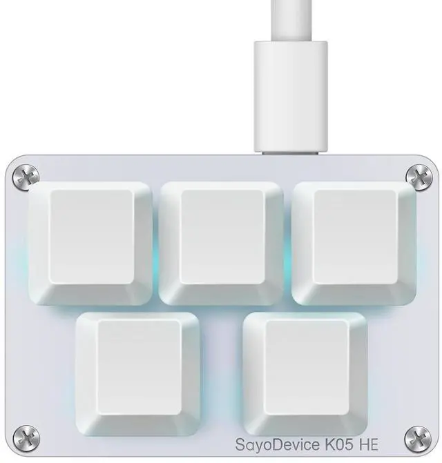 Main image of K05 HE Rapid Trigger Hall Effect Mini Keyboard Suitable for OSU and Geometry Dash Rhythm Game Macro