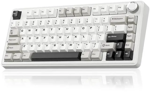 Main image of A75 75% Wireless Mechanical Keyboard, Hot Swappable Gaming Keyboard with Multifunction Knob & RGB, G