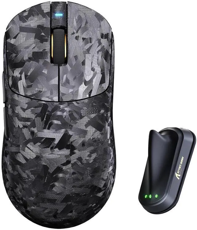Main image of RS3 Ultra Carbon Fiber Wireless Gaming Mouse, PAW3955MAX Optical Sensor, 52,000 DPI, Dual 8K Polling
