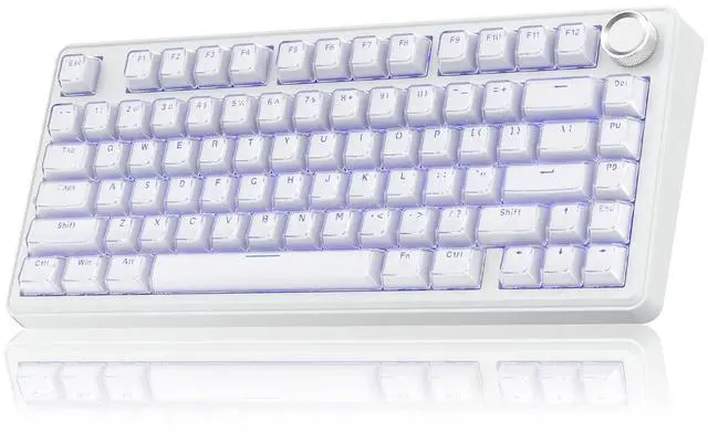 Main image of A75 Wireless Gaming Keyboard with Multifunction Knob, BT5.0/2.4GHz/USB-C, 75% Mechanical Keyboard, H