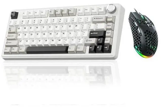 Main image of A75 and SM900,Wireless Keyboard and Mouse Combo for Gaming,Black