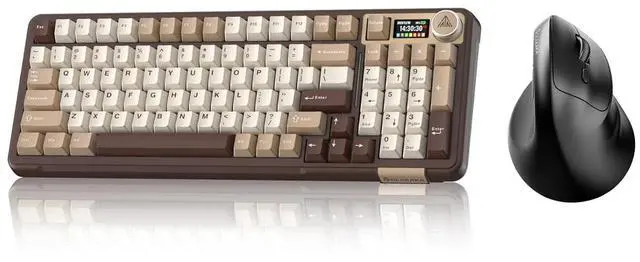 Main image of A99 Pro and SM520, Wireless Keyboard and Mouse Combo for Gaming (A99 Pro Brown & SM520 Black)