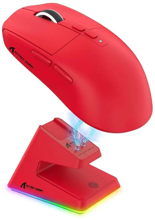 Main image of X6 Lightweight Wireless Gaming Mouse with RGB Backlight Charging Base,Tri-Mode Wired/2.4GHz/BT5.2,26