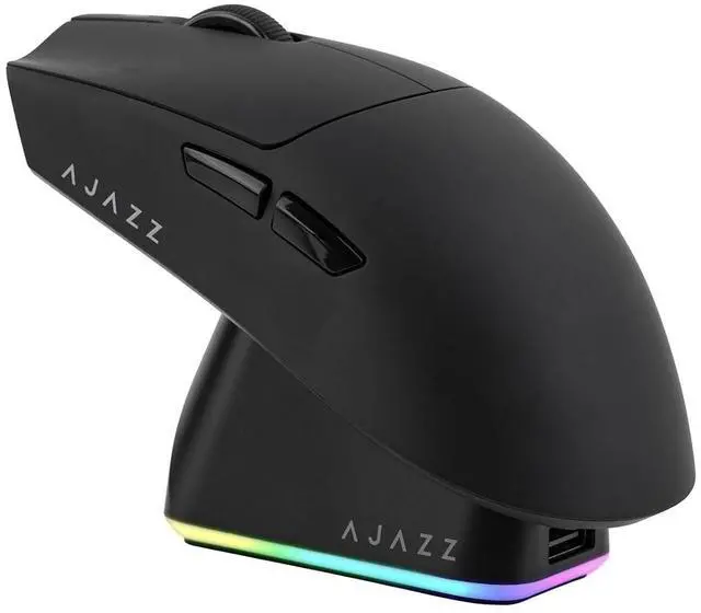Main image of AJAZZ AJ139P V3 MC Wireless Mouse with Charging Base, 3 Modes Gaming Mouse with 800mAh Battery, Adju