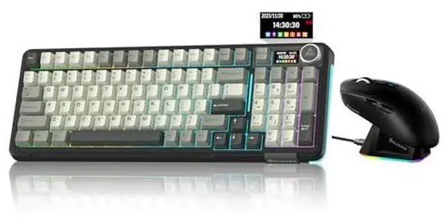 Main image of A99 Pro and SM820, Wireless Keyboard and Mouse Combo for Gaming (A99 Pro Black & SM820 Black)