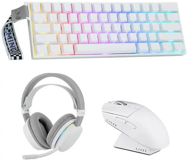 Main image of Mini60 HE PRO Hall Effect Gaming Keyboard with G7 Gaming Headset and AJ139 V2 MC Mouse with Charging