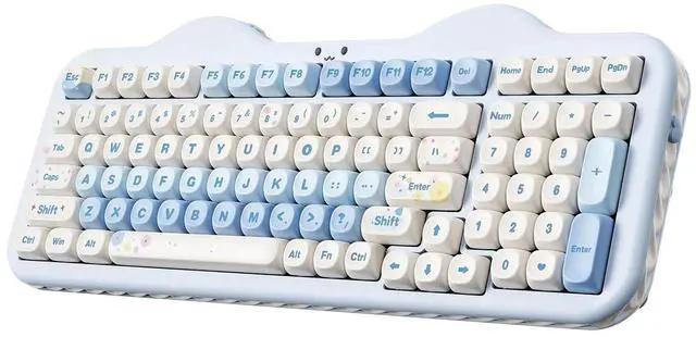 Main image of C98 Wireless Mechanical Keyboard with Number Pad,98 Key BT5.0/2.4G/USB-C Hot Swap Gasket Mount with