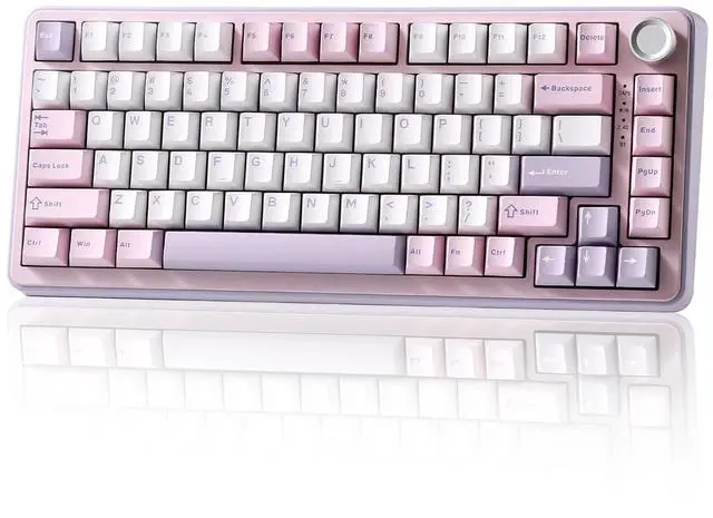 Main image of B75 PRO Wireless Mechanical Keyboard,75% Layout with Knob,Hot Swap Gasket Custom Structure,Creamy Pr