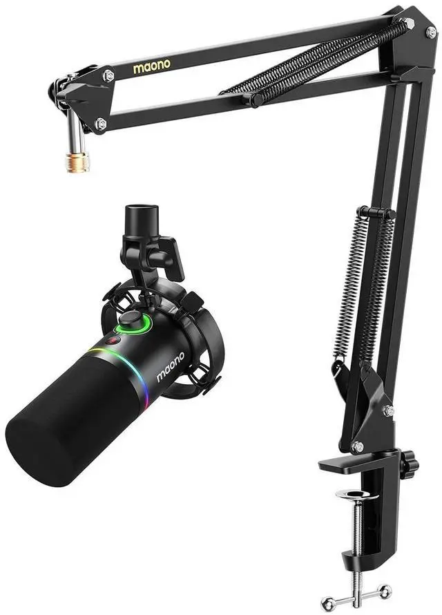 Main image of XLR/USB Dynamic Microphone Kit, RGB Gaming Mic Bundle for Podcast Studio Streaming Recording Vocal P